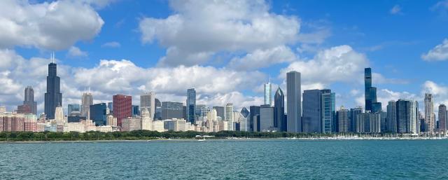 Chicago Skyline in September 2023 cropped