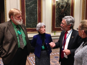 ETS leads and John Holdren